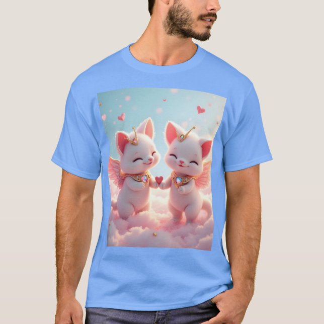 Camiseta Gatos De Amor (Frente)