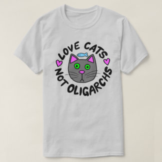 Camiseta Gatos De Amor, Não Oligarquês
