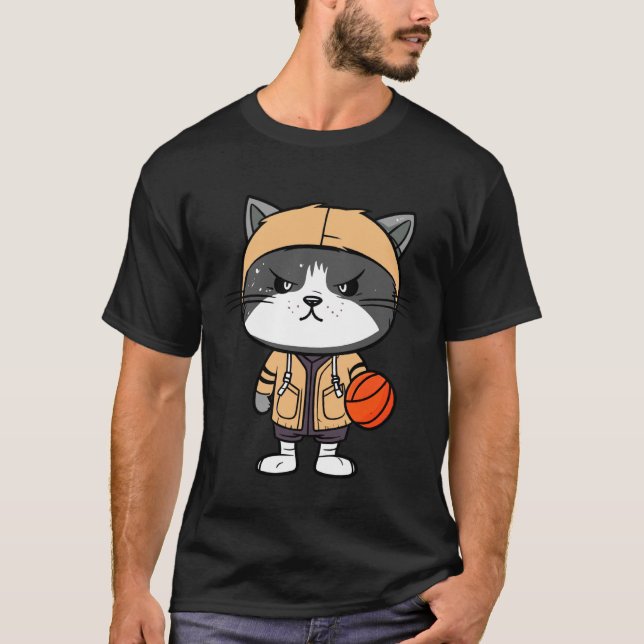 Camiseta Gatos de Basquetebol (Frente)