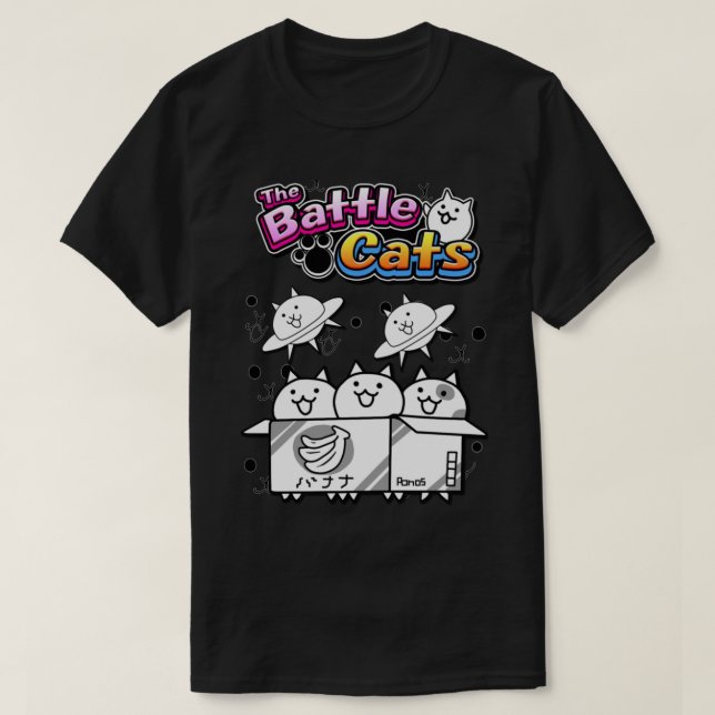 Camiseta Gatos de Batalha (Frente do Design)