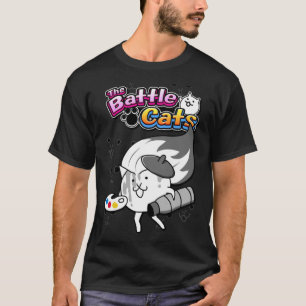 Camiseta Gatos de Batalha de Gato Pintor