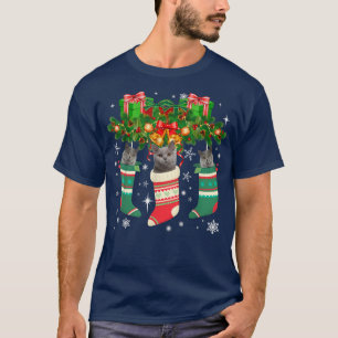 Camiseta Gatos De Cabra Britânica No Ventilador De Gato De