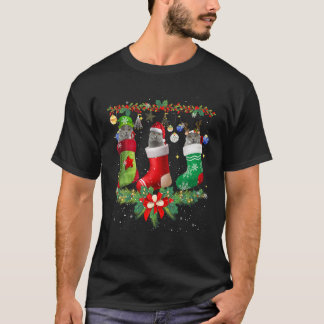 Camiseta Gatos De Cabra De Natal Britânicos