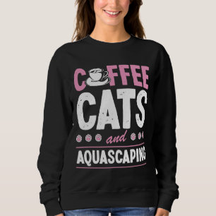 Camiseta Gatos De Café E Gato De Aquascapa De Gato De Gato 
