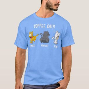 Camiseta Gatos De Café Espresso - Presso - Presente Regula