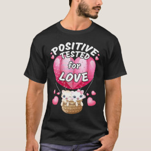 Camiseta gatos de casal no dia dos namorados balão vermelho