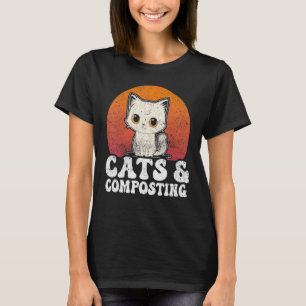 Camiseta Gatos de Compostagem e Vermes Composteiros Especia