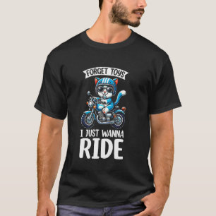 Camiseta Gatos de Criança Motocicleta Motociclismo Meninos