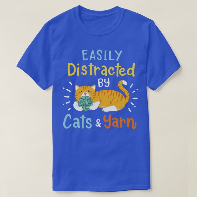 Camiseta Gatos de Fios de Gato e Fios (Frente do Design)
