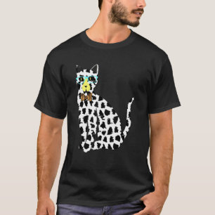 Camiseta Gatos De Gatinhos De Na moda De Galinha Vedados Em