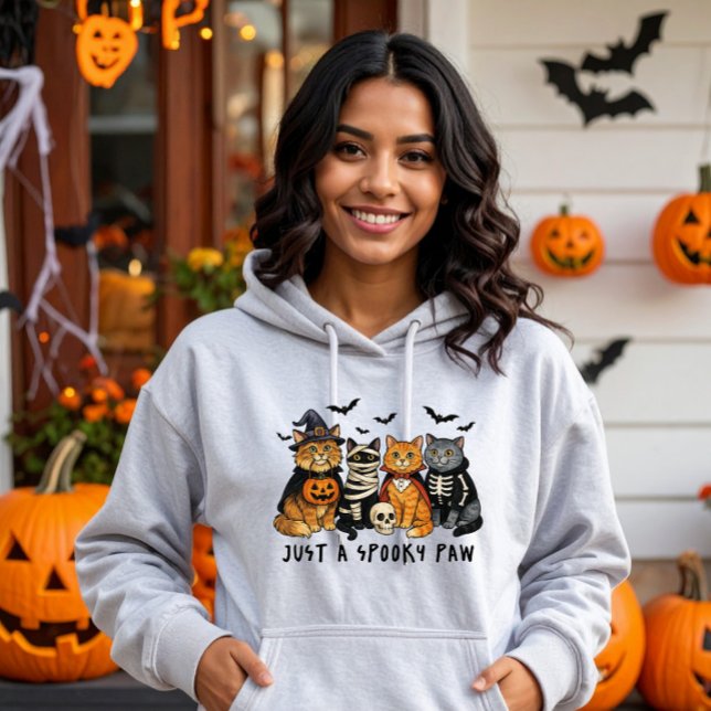 Camiseta Gatos de Halloween Bonitos - Pata Estranha (Criador carregado)