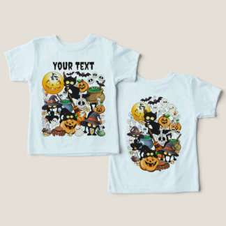 Camiseta Gatos de Halloween Festa Divertida