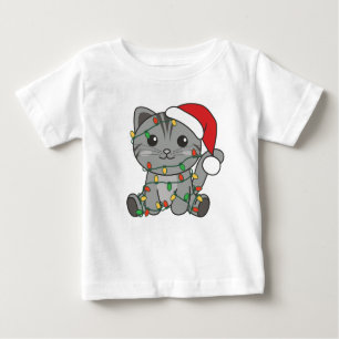 Camiseta Gatos De Inverno De Natal