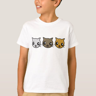 Camiseta Gatos de Kawaii