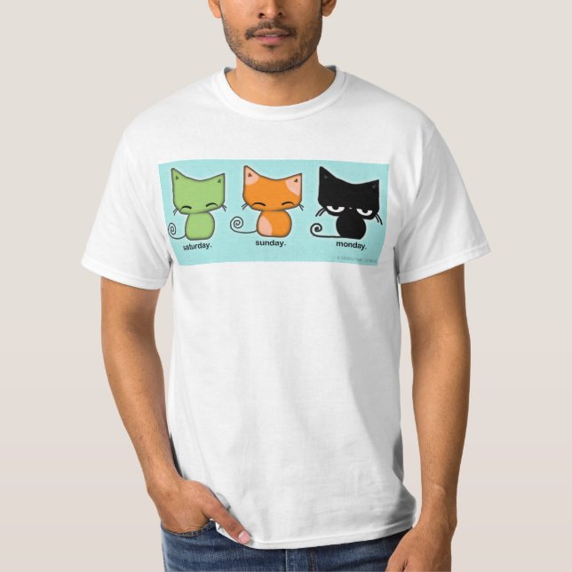 Camiseta Gatos de Kawaii (Frente)