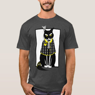 Camiseta Gatos De Miau Pretos Que Fumam Magia