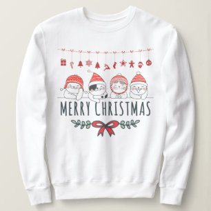 Camiseta Gatos de Natal