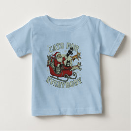 Camiseta Gatos de Natal