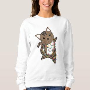 Camiseta Gatos De Noite De Natal