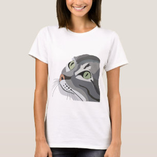 Camiseta Gatos De Olhos Felinos, Animais Cujos