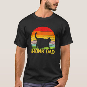 Camiseta Gatos De Pai Com Pai Engraçado Retro-Vintage