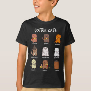 Camiseta Gatos De Potter Para O Lover De Gato