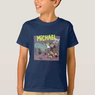 Camiseta Gatos de Rua Divertidos Adicione Seu Nome Skate Gr