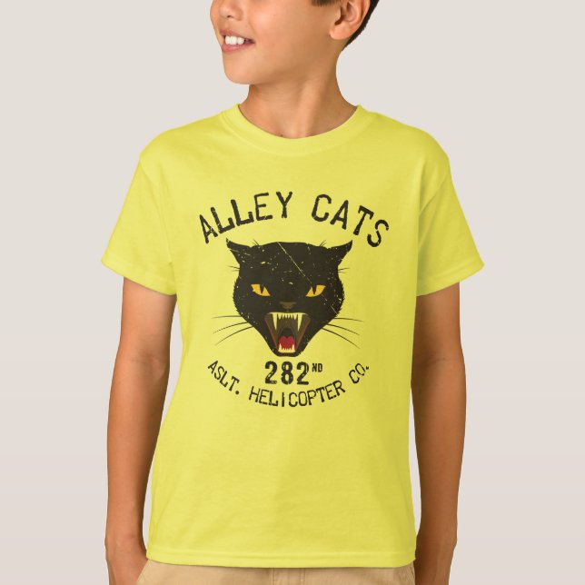 Camiseta Gatos de Rua Emblema Vintage (Frente)