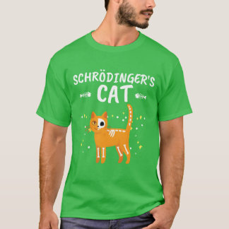 Camiseta Gatos de Schroedinger amigos do Gato de Schroeding