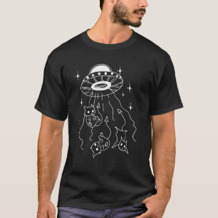 Camiseta Gatos Diabos Alienígena Gato Sarcástico Gatinho Ne