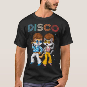 Camiseta Gatos Disco