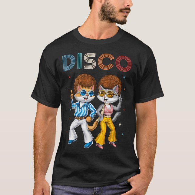 Camiseta Gatos Disco (Frente)