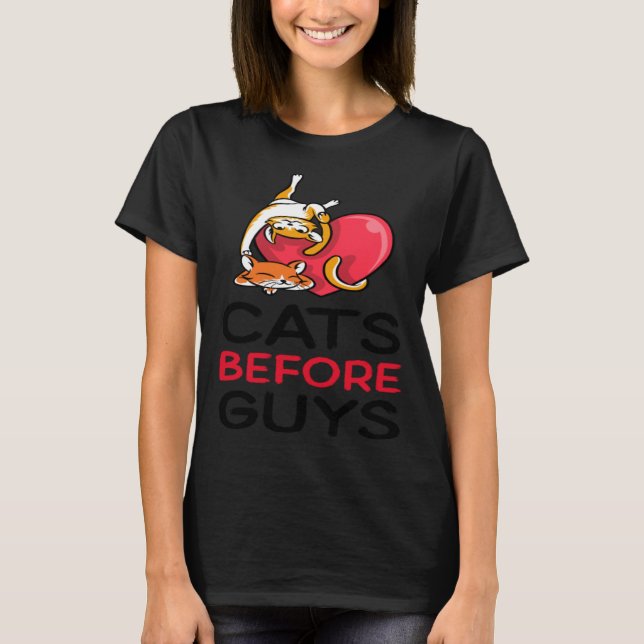 Camiseta gatos do dia dos namorados (Frente)