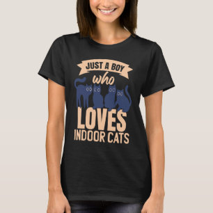 Camiseta Gatos Domésticos Meninos Gato Pet Gatinho Gato Dom
