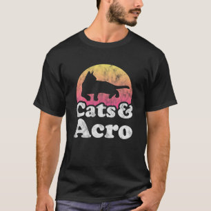 Camiseta Gatos e Acro Masculinos ou Mulheres Gato e Acro Da