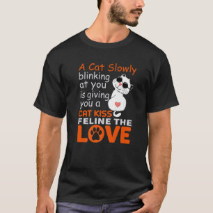 Camiseta Gatos E Amor Felino - Gato Engraçado