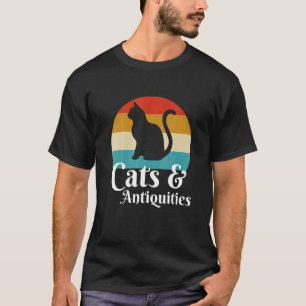 Camiseta Gatos E Antiguidades