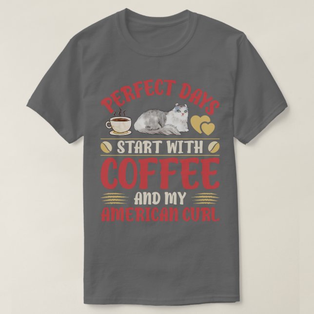 Camiseta Gatos E Café 5 (Frente do Design)