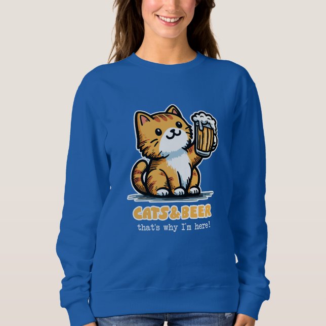 Camiseta Gatos e cerveja 2 (Frente)