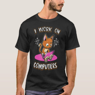 Camiseta Gatos E Computadores Halloween Kitty Para Animal D