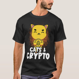 Camiseta Gatos E Criptomoedas Negociante De Criptomoeda Blo