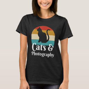 Camiseta Gatos E Fotografia