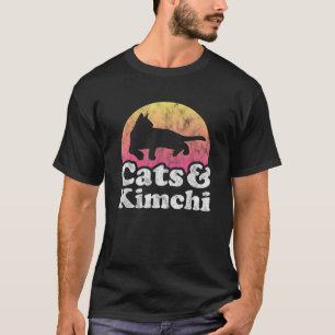 Camiseta Gatos e Kimchi Gato e Kimchi, de uso feminino, e K