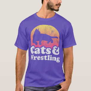 Camiseta Gatos e Lutas, de gatos e de lutas, de uso masculi