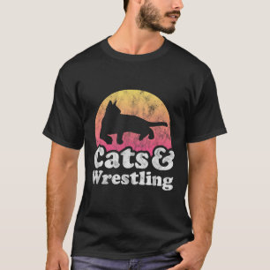 Camiseta Gatos E Lutas Ou Mulheres, Gatos E Lutadores