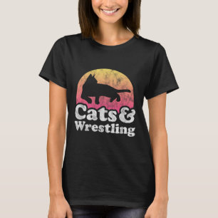 Camiseta Gatos E Lutas Ou Mulheres, Gatos E Lutadores