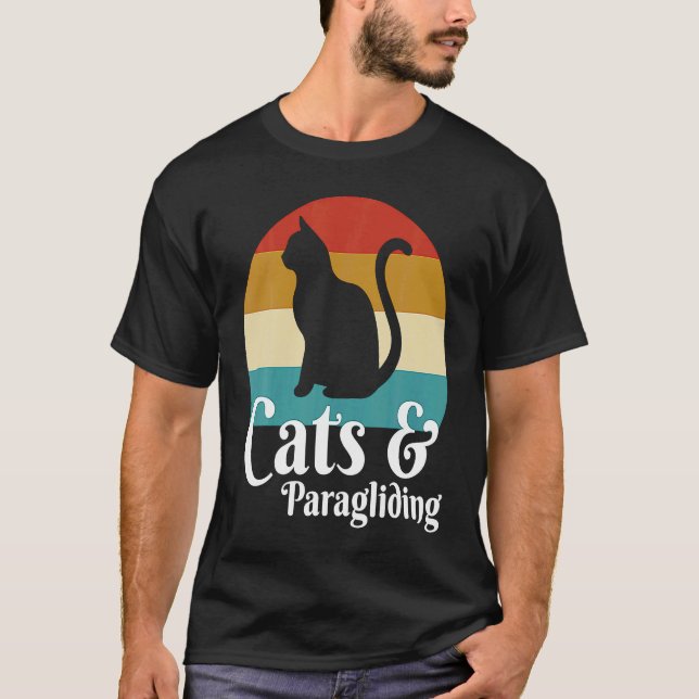 Camiseta Gatos E Parapente (Frente)
