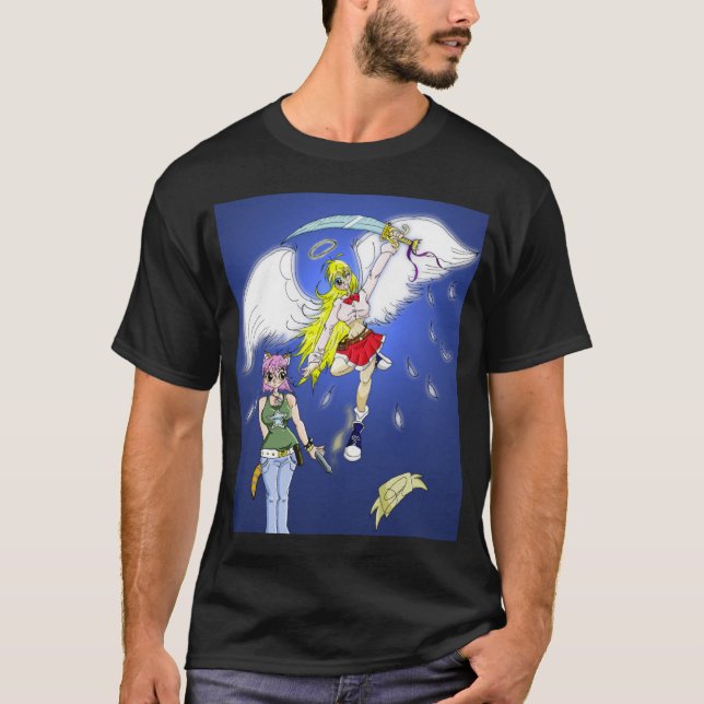 Camiseta Gatos e pássaros (Frente)