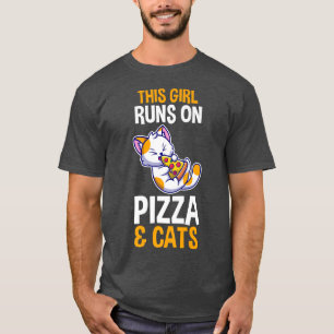 Camiseta Gatos e Pizza