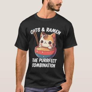 Camiseta Gatos E Ra A Combinação Puro